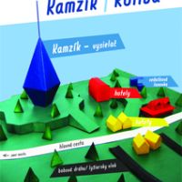 Ilustrovaná 3D mapa rekreačnej zóny