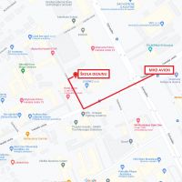 Mapa - skola dizajnu, ivanska cesta 21